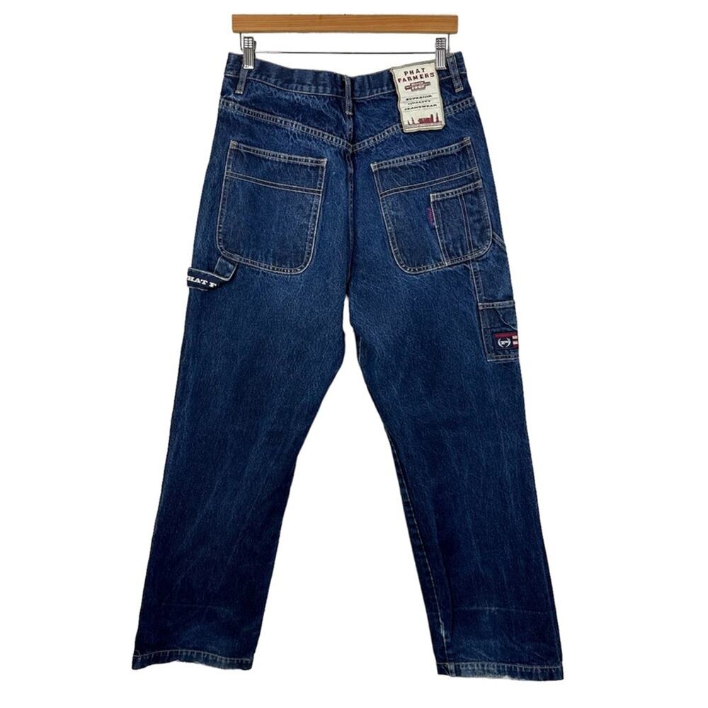 Vintage Phat Farm Jeans Men's 34x31 Baggy Skater Carpenter Y2K HipHop Streetwear